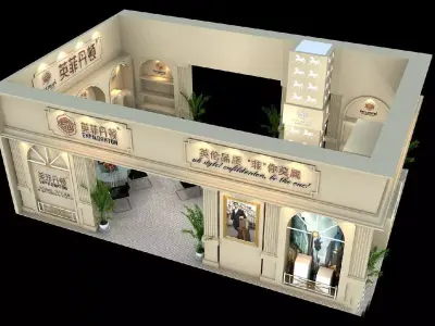 Exhibition - Area - 9X6-3DMAX2009-081 3D model