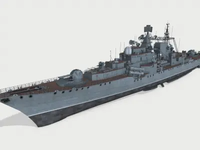 Sovremenny 956 Low-poly 3D model