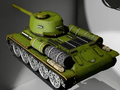 3D model tank 3D model