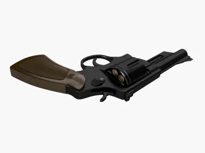 Pistol - Revolver 3D model