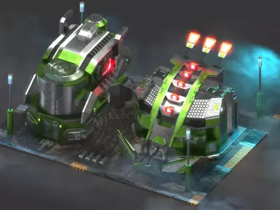 Sci-Fi  Concept 3D model