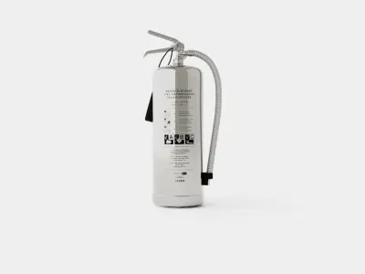 Fire Extinguisher Low-poly 3D model 53