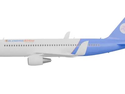 Airbus A320 3D model shop