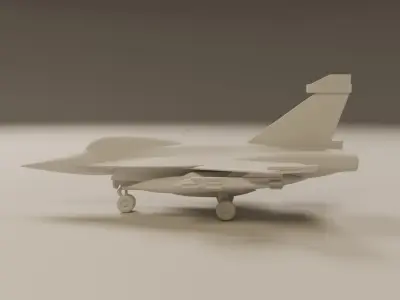 fighter jet 3D print model