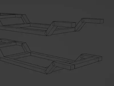Low Poly Racing and Offroad Chassis Low-poly 3D model