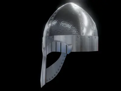 Viking Helmet Spangenhelm 2 Low-poly 3D model