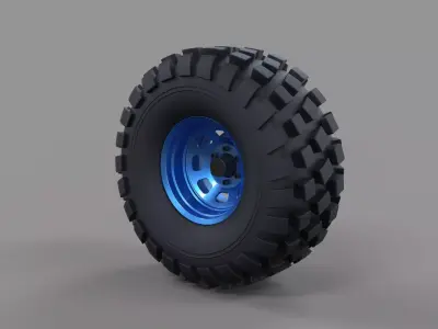 Offroad wheel 25 3D model