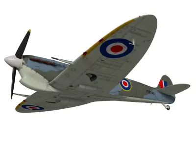 Supermarine seafire Mk-Ib 3D model