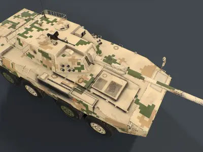 ZTL 11  old Low-poly 3D model