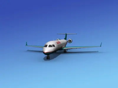 Bombardier CRJ700 America West Express 3D model