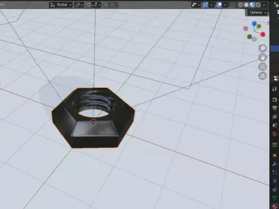 Realistic Nut and Bolt 3D Model  Free 3D model