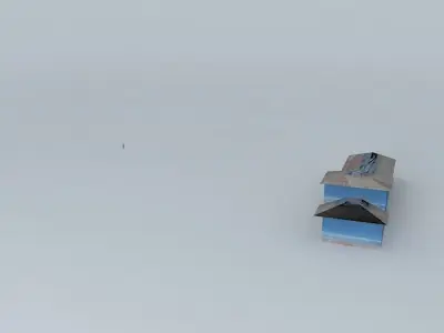 Train station 3D model 6