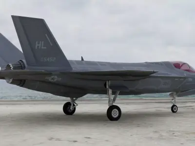 Lockheed Martin F-35A Lightning II Air Force  CTOL 3D model