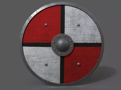 Viking Shield 3D model