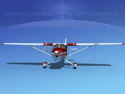Cessna 170 V02 3D model