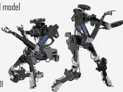 robot 01 3D model