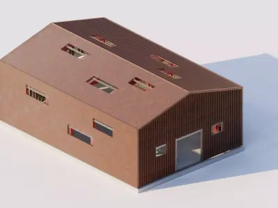 Warehouse-Warehouse Building 3D model