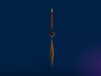 Soviet Hero Medal Low-poly 3D model