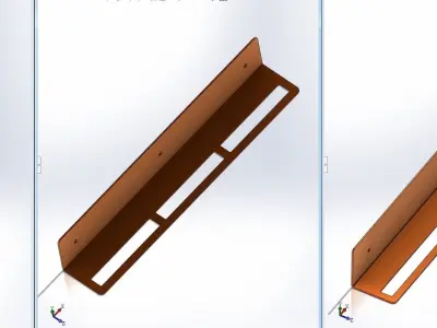 Steel stations and cabinets 3D model