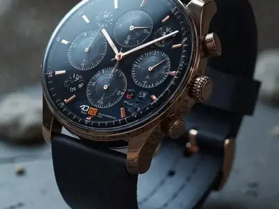 Futuristic 3D Smartwatch Concept Vision of Modern Design Free 3D model