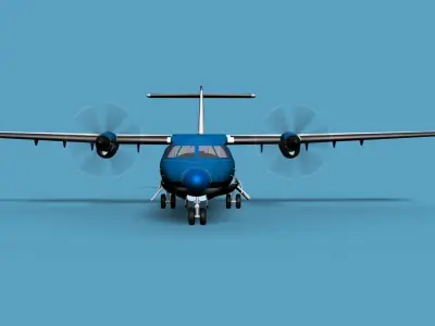 ATR  ATR-42-500 Amakusa Airlines 3D model