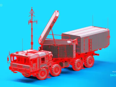 S400 Radar 3D model
