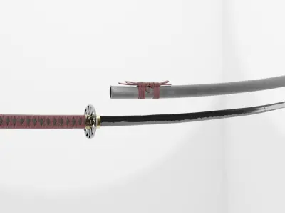 Realistic Katana 3D Model 3D model