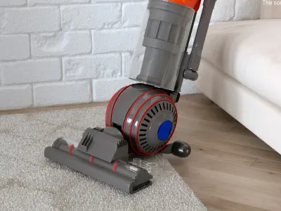  Dyson Bagless Upright Vacuum Cleaner Red 