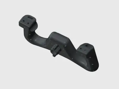 Beechcraft Style Flight Yoke for flight simulator 3D print model