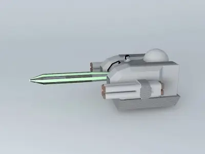 LRT15V1 Laser missile turret. Free 3D model
