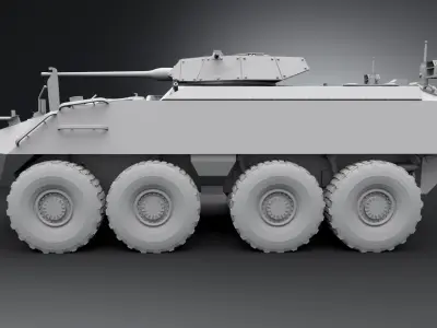 Mowag Piranha IIIC Scale model  3D print model