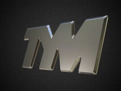 tym logo 3D model