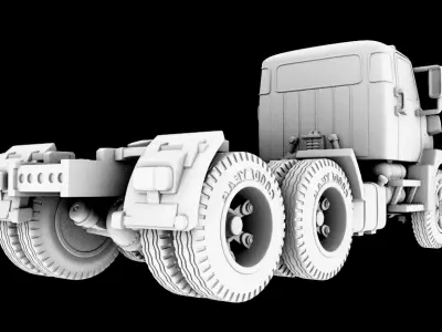 Brazilian classic truck 3D print model
