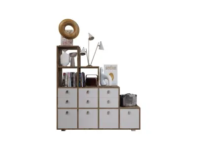 Slide Rack Bricks 3D model
