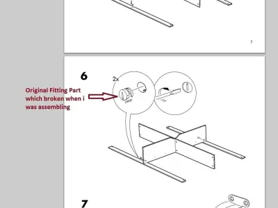 Broken Fitting Part Free 3D print model