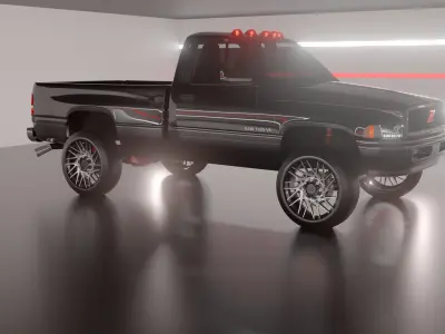 Dodge Ram 1500 old 3D model