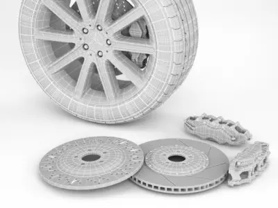 Wheel Mercedes CLS 6 3D model
