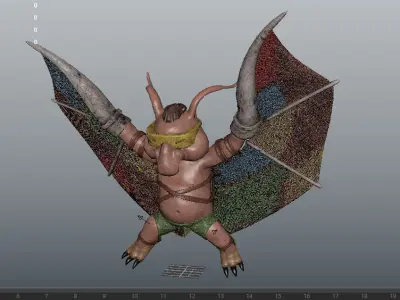 woowoo Low-poly 3D model