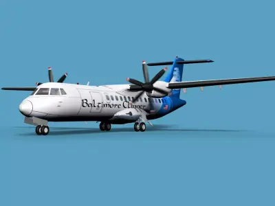 ATR-42-320 Baltimore Clipper 3D model