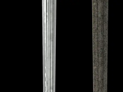 Dragons sword 3D model