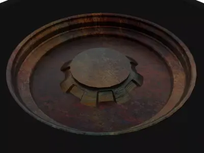 Rusty Tire 3D model