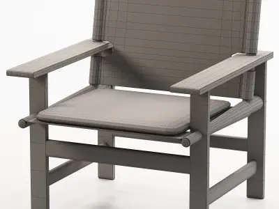 The Canvas Chair 3D model