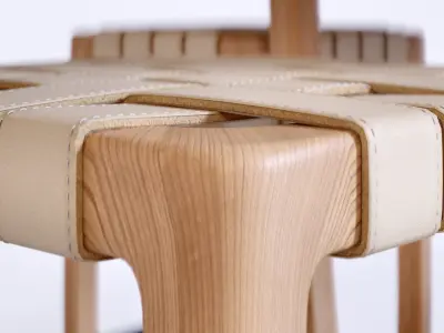 Usona bar set Low-poly 3D model