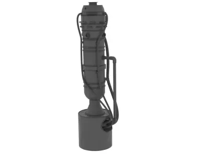 Echo Base Tube Generator 1-18 scale Hasbro Kenner 3D print model