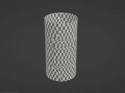 Mechanical - Cylinder Cover  Low-poly 3D model