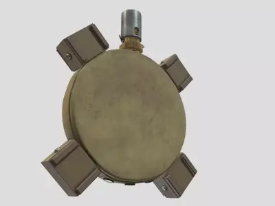 WW2 Japanese Type 99 Anti-tank Mine Hako-Baku-Rai Low-poly 3D model