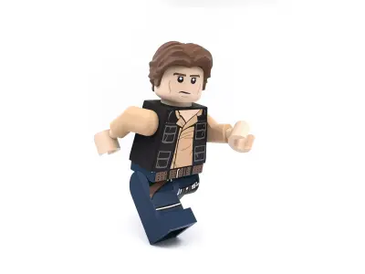 FREE Han Solo Modular Figure Free 3D print model