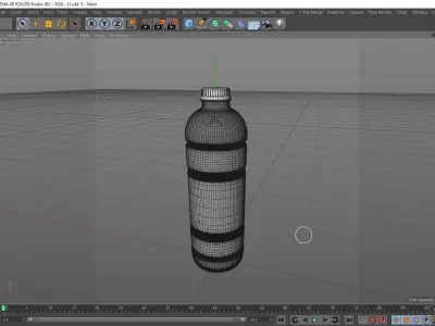 Plastic Bottle A 3D model
