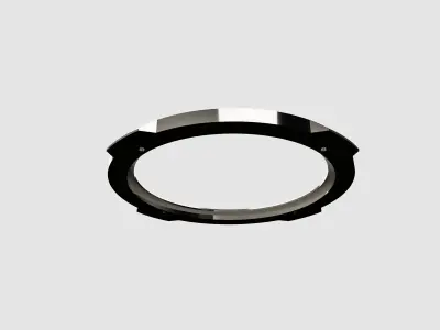 3D Model of Speaker Cover  Speaker Ring Accessory Audio System Free 3D print model