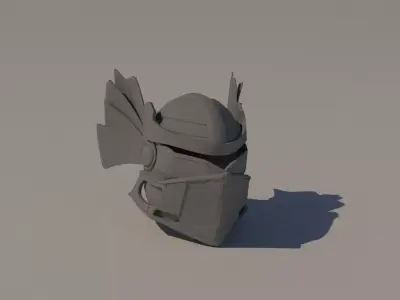 Helmet Low-poly 3D model buy